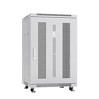 Cabeus ND-05C-18U60/80 Шкаф монтажный телекоммуникационный 19 напольный для распределительного и серверного оборудования 18U 600x800x988mm (ШхГхВ) передняя и задняя перфорированные двери, ручка с замком, цвет серый (RAL 7035) | код 7222c |