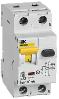 Выключатель автоматический дифференциального тока АВДТ32EM C32 100мА | код MVD14-1-032-C-100 | IEK