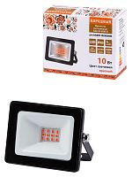 Прожектор светодиодный СДО-04-010Н-К (красный свет) 10 Вт, IP65, черный, Народный | код SQ0336-0220 | TDM НАРОДНЫЙ