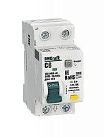 АВДТ 1P+N 6А 100мА AC х-ка C ДИФ-103 6кА | код 16318DEK | DEKraft