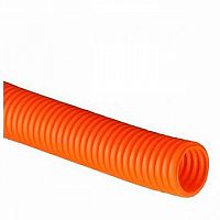 Труба ПНД гибкая гофрированная, д.20мм² цвет оранжевый, с кабелем 3х2,5ВВГнгLS РЭК ГОСТ+,100 м (упак.... | код. 7S920100 |  DKC
