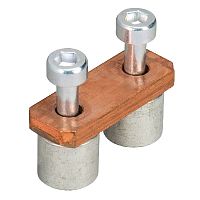 Соединительная перемычка, винтовая, не изолированная, 2 полюса, для клемм: WKN 70/U | код Z7.286.3227.0 | Wieland