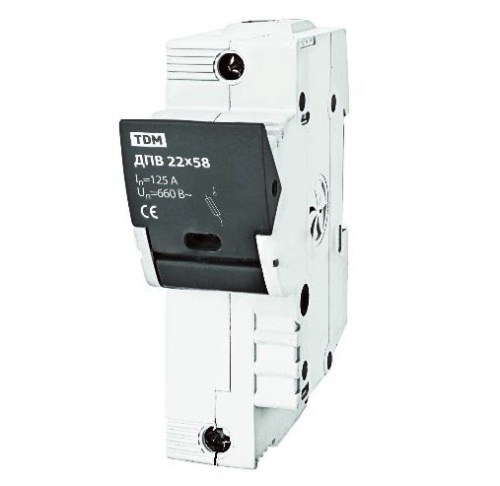 Держатель плавких вставок ДПВ 22х58 3П TDM | код SQ0216-0009 | TDM
