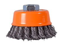 Щётка чашечная для УШМ, крученая, 75 мм Вихрь, , Шт | код 73/1/3/56 | ВИХРЬ