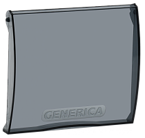 Дверца для корпуса пластикового ЩРН(В)-П-6 GENERICA | код MKP10D-DV-06-K08-G | GENERICA by IEK