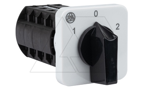 Переключатель BS 25 75 U, 4P, 25A, тип 1-0-2 (60°), 4NO на 1_2, на дверь, фронт IP40 | код EAC602569 | Rade Koncar Переключатель BS 25 75 U, 4P, 25A, тип 1-0-2 (60°), 4NO на 1_2, на дверь, фронт IP40 | код EAC602569 | Rade Koncar