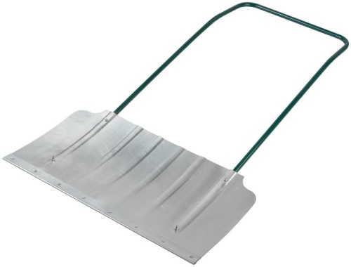 Движок для уборки снега формованный алюминиевый, толщина полотна 1,5 мм, 750х420х1250 мм | код 68134 | FIT