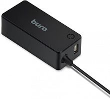 Блок питания Buro BUM-0061A40 автоматический 40W 12V-20V 8-connectors 3.2A 1xUSB 1A от бытовой электросети LED индикатор | код 945334 | BURO