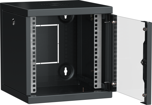 ITK LINEA WS Шкаф 10" 6U 320х310мм дверь обзорная со стеклом черный | код LWS5-06U33-GF | IEK фото 2