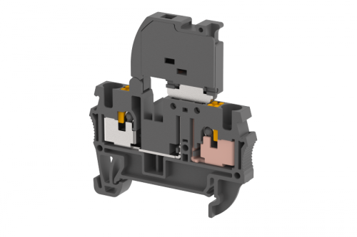 Клемма проходная PUSH-IN 4 мм2, под предохранитель, со светодиодом 110V AC/DC, на 2 подключения, черная PQF4AD110V-BLACK | код 3103261105 | Elmex Клемма проходная PUSH-IN 4 мм2, под предохранитель, со светодиодом 110V AC/DC, на 2 подключения, черная PQF4AD110V-BLACK | код 3103261105 | Elmex