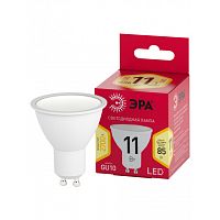 Лампа светодиодная RED LINE LED MR16-11W-827-GU10 R GU10 11Вт софит тепл. бел. свет | Код. Б0056065 | ЭРА