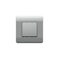 (NEW3-E) Переключатель 1-клавишный, 10А, серебряный | код 431383 | CHINT