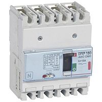Автоматический выключатель DPX3 160 - термомагнитный расцепитель - 36 кА - 400 В~ - 4П - 16 А | код. 420090 | Legrand 