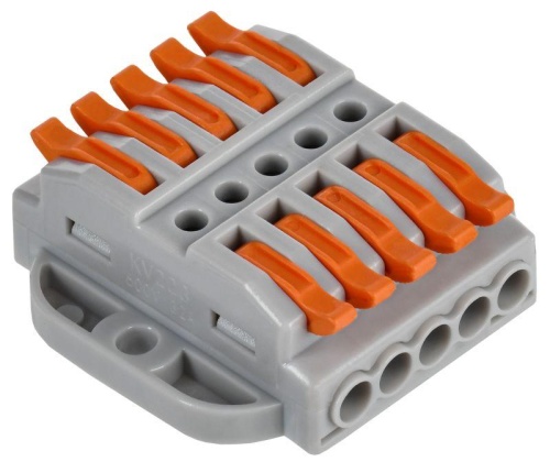 Клемма строительно-монтажная СМК 222-4155P | код UKZ20-4155P-050 | IEK